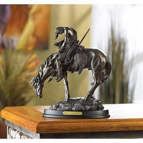 Pieces00102 End of the Trail Bronze Sculpture